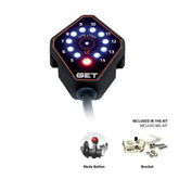 Motorcycle RPM Dash rev counter with Launch Control and Shift Light